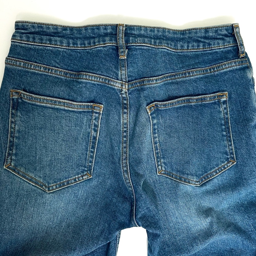 Anthropologie Pilcro mid-rise straight jeans size 27 dark denim - Picture 13 of 13